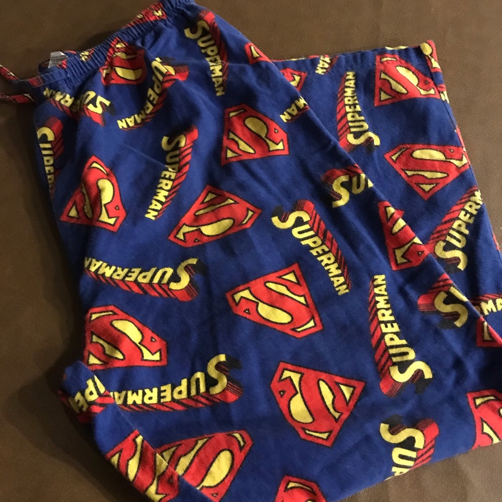 ⚡️4/$20Superman pajama pants size L in men’s